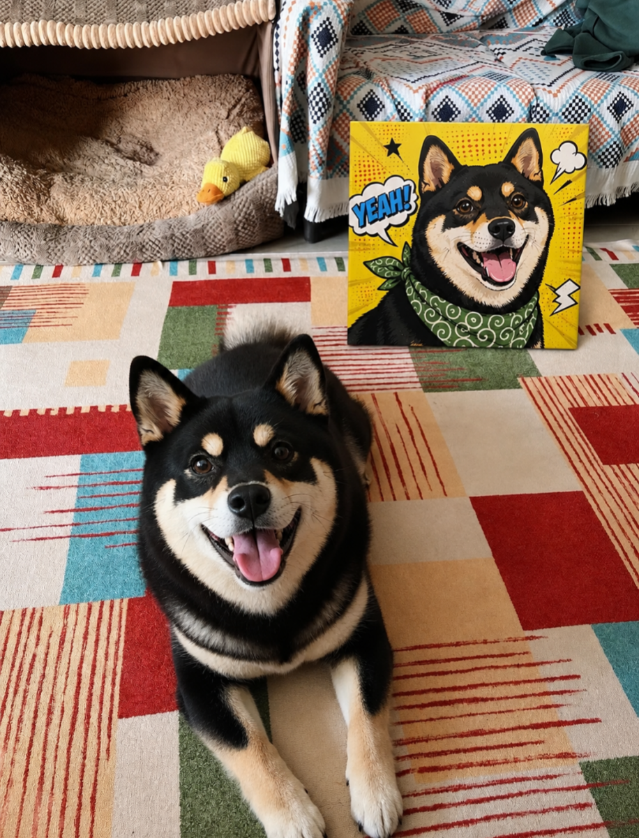 Test Custom Minimalist Pet Portrait
